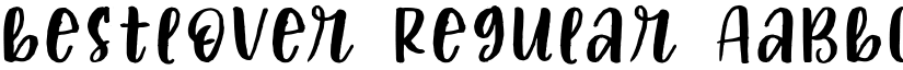 bestlover Regular font