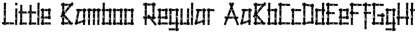 Little Bamboo Regular font