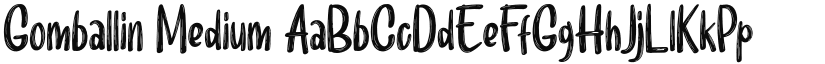 Gomballin font download