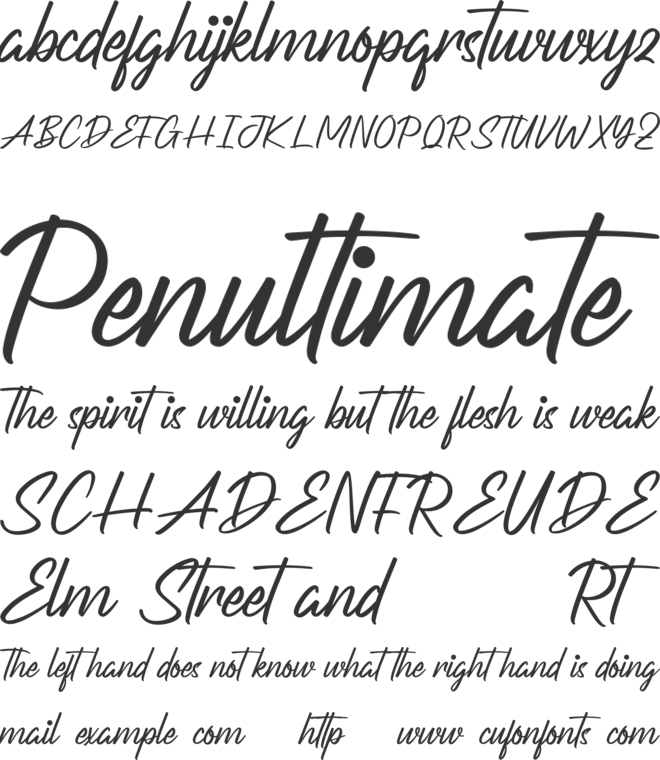 Belongest Demo font preview