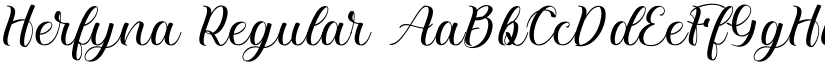 Herfyna Regular font