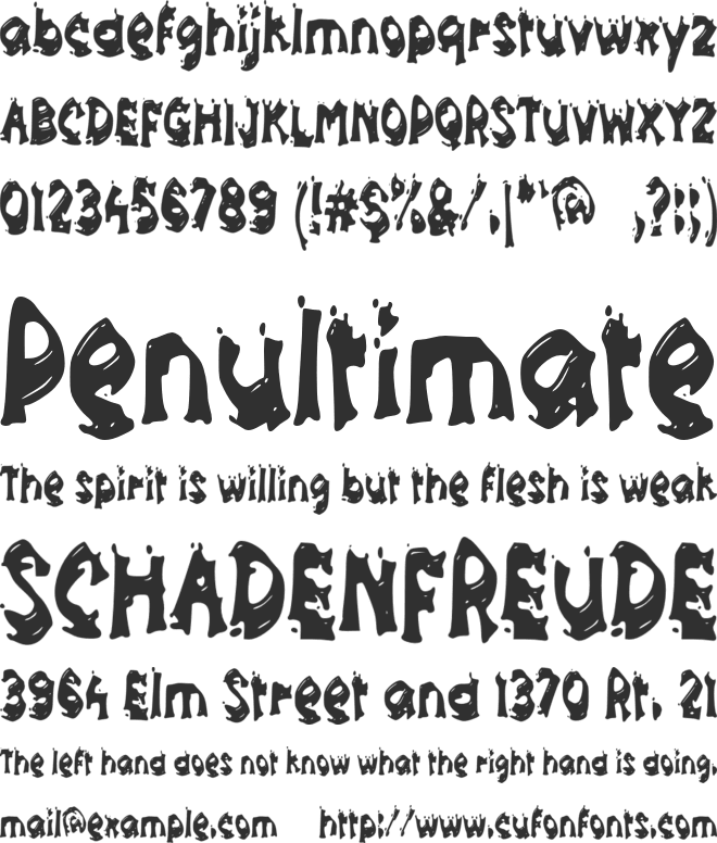 c Cherry Tale font preview