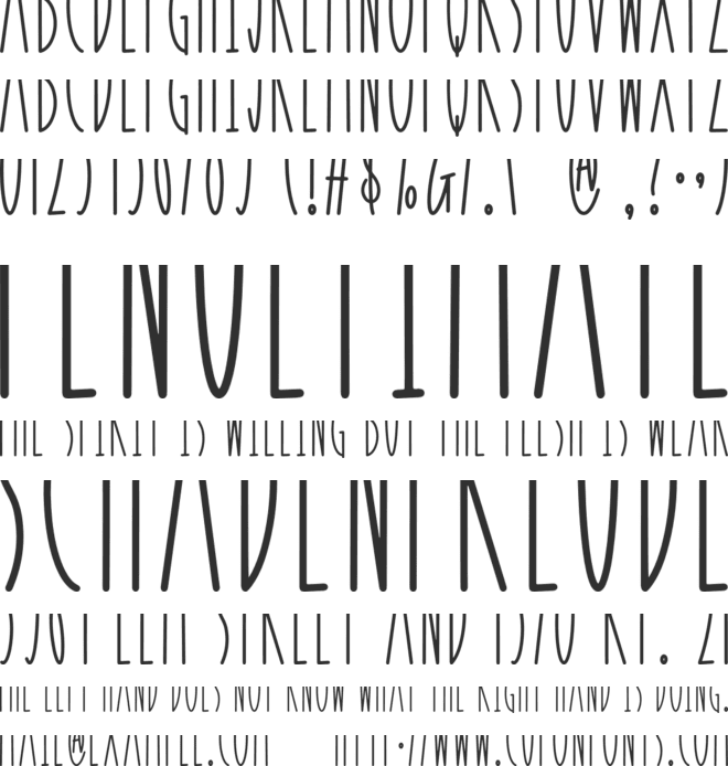 APPLE BERRY font preview