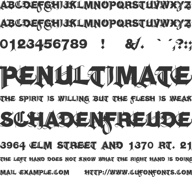 Hel Grotesk Gothiq font preview