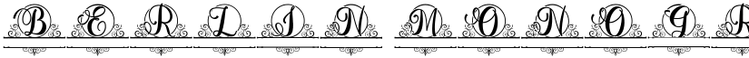 Berlin Monogram font download