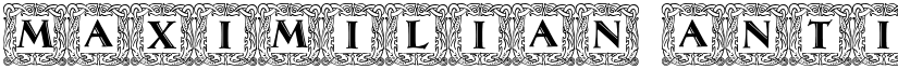 Maximilian Antiqua Initialen font download