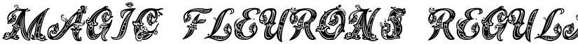 Magic Fleurons Regular font