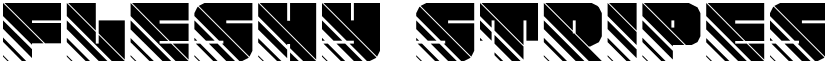 Fleshy Stripes Regular font