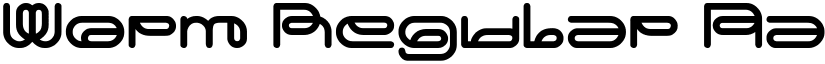 Worm Regular font
