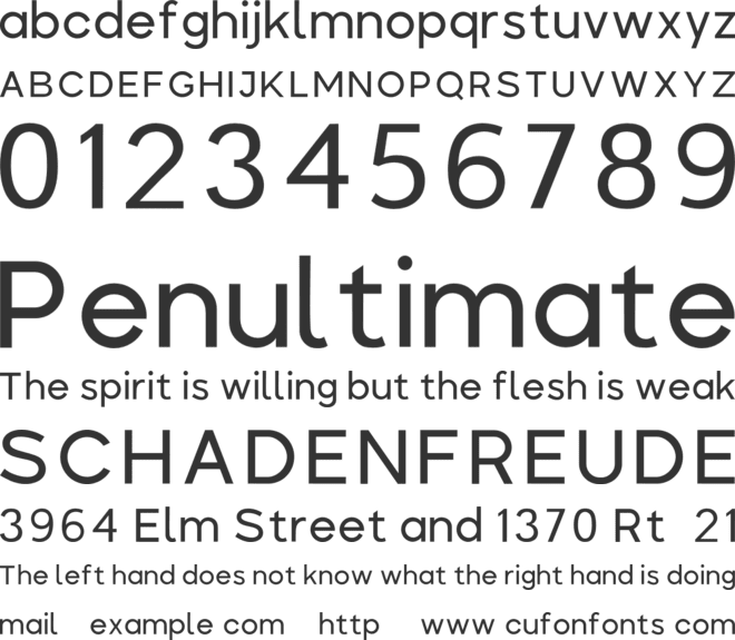 Colasta font preview