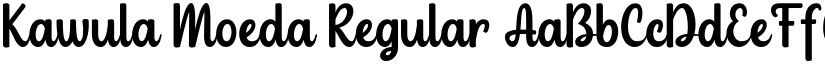 Kawula Moeda font download