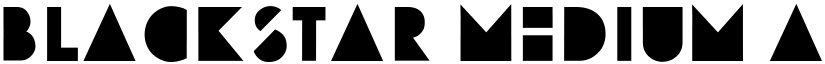 blackstar Medium font