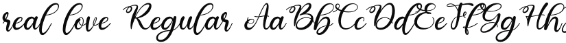 real love font download