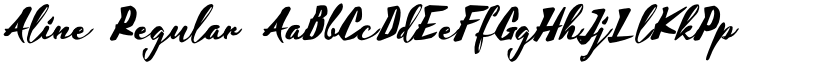 Aline Regular font