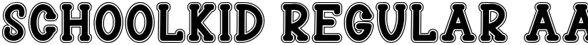 Schoolkid Regular font