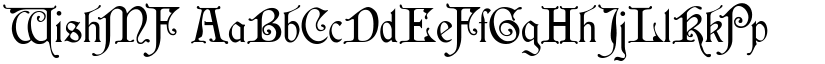 Wish MF font download