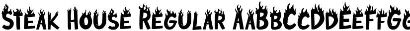 Steak House Regular font