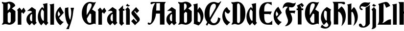 Bradley Gratis font