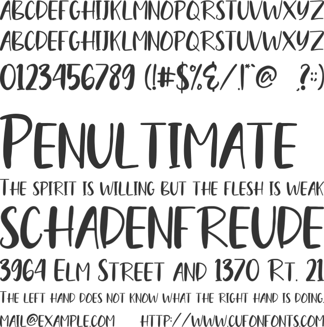 Sungai Musi font preview