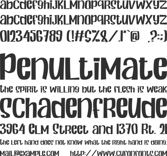 Playworld font preview