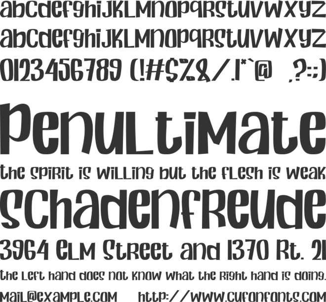 Playworld font preview