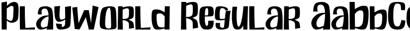 Playworld Regular font