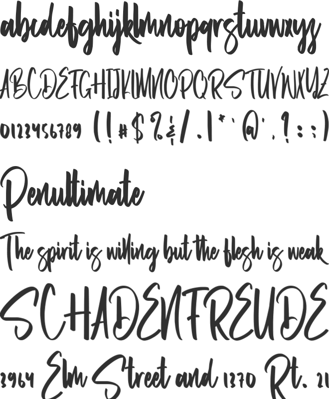 Orthodoxy font preview