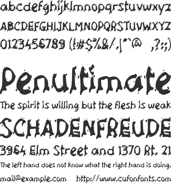 c Cemar font preview