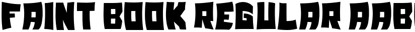 Faint Book Regular font