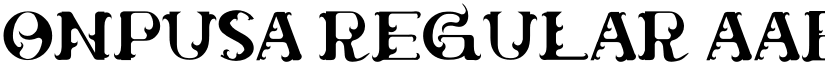 ONPUSA Regular font