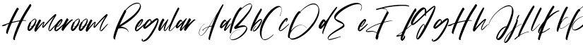 Homeroom Regular font