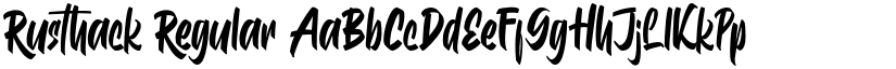 Rusthack font download
