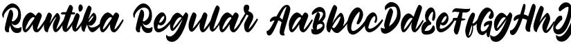 Rantika Regular font