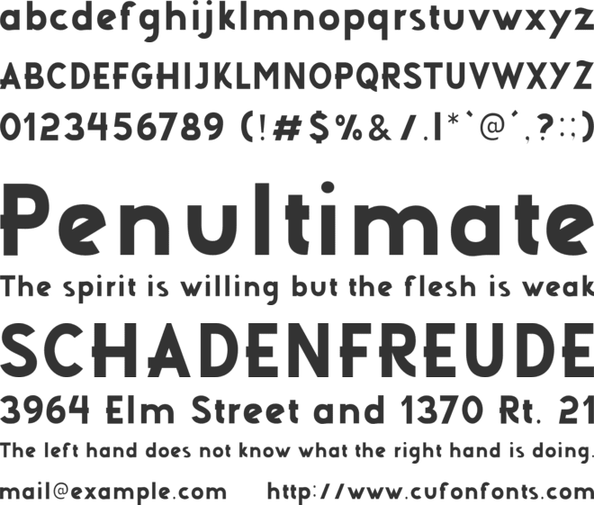 ROTHKO font preview