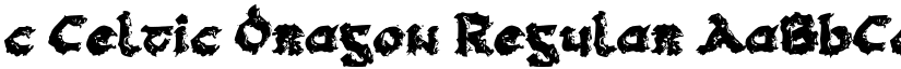 c Celtic Dragon Regular font