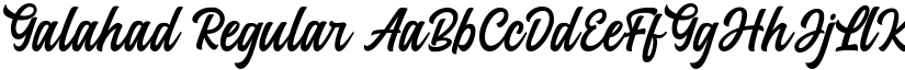 Galahad Regular font