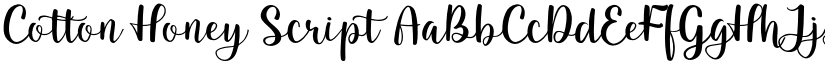 Cotton Honey Script font