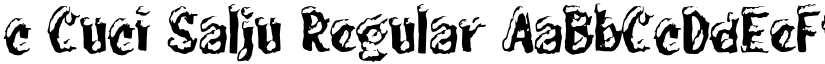 c Cuci Salju Regular font