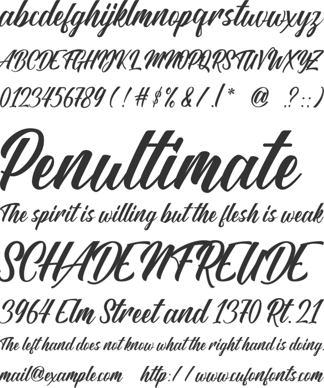 Sang Ratu font preview