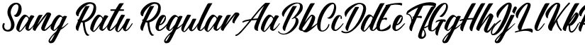 Sang Ratu Regular font