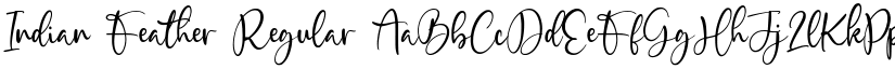 Indian Feather Regular font