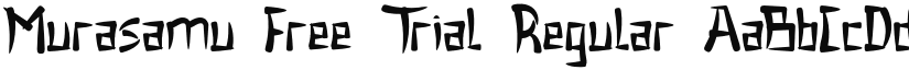 Murasamu Free Trial Regular font