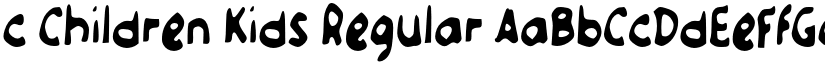 c Children Kids Regular font
