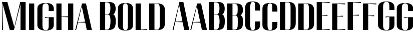 Migha Bold font