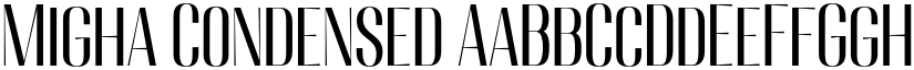 Migha Condensed font