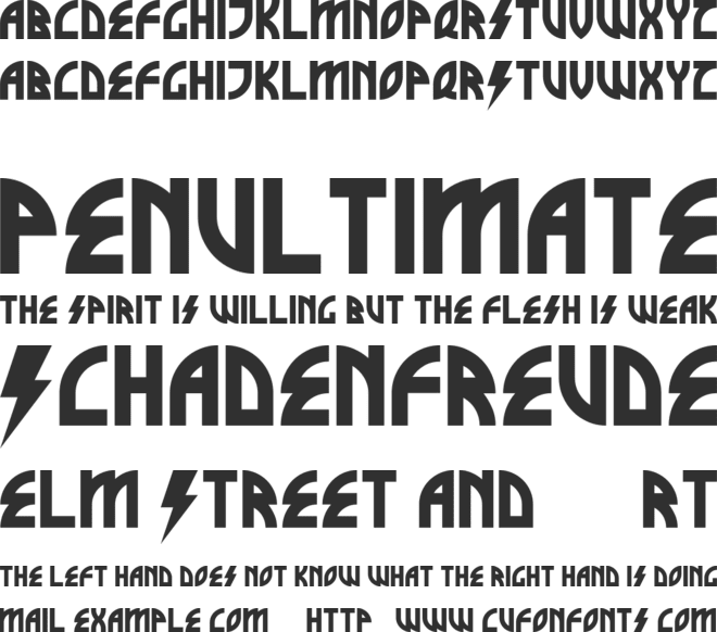 Brothers of Metal font preview