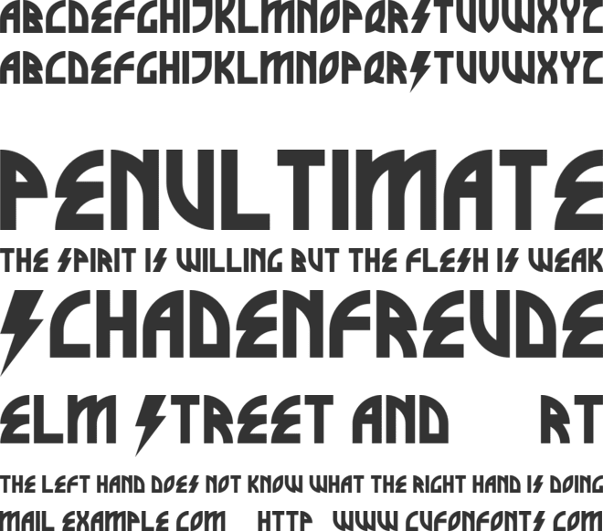 Brothers of Metal font preview