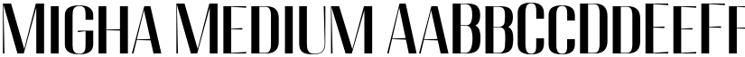 Migha Medium font