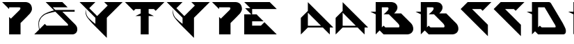 PsyType font