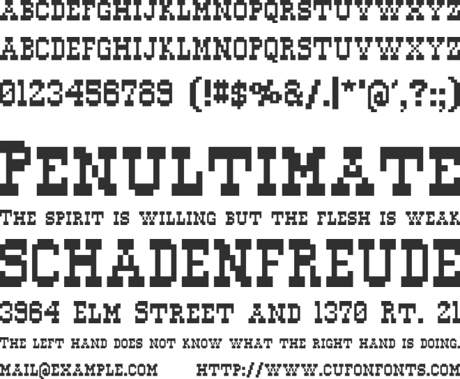 RootBeer font preview